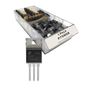 Imagem de Transistor P75n08 = P75 N08 = 75n08 - Mosfet To220 - CHIPSCE