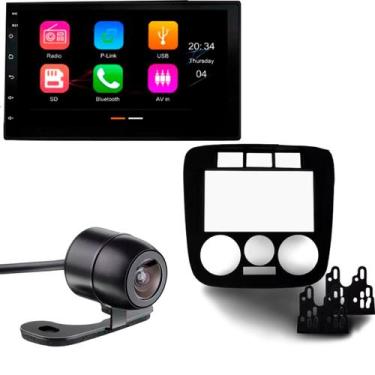 Imagem de Central Multimídia 7" Polegadas Car Play/Android Auto + Moldura 2 Din 