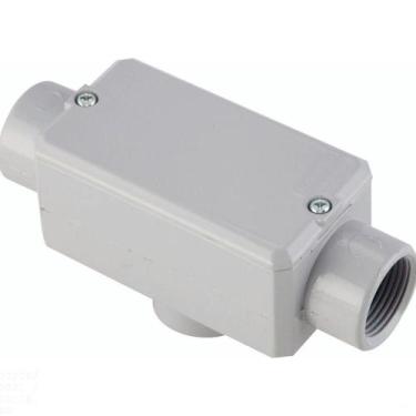 Imagem de Condulete Fixo 1" Tipo "tb" - Com Tampa / Rosca Bsp / Com Pintura Elet