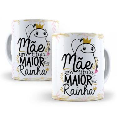 Imagem de Caneca de Cerâmica Personalizada 325ml Flork Mães - ILBN