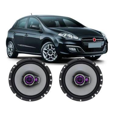 Imagem de Kit Alto Falante Pioneer Porta Dianteira Fiat Bravo 100w Par, Preto