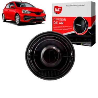 Imagem de Difusor Saida De Ar Etios 2013 Até 2020 Central e Lateral - Nat