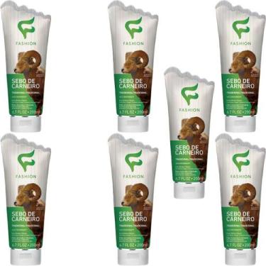 Imagem de Creme Hidratante Tradicional Fashion Sebo de Carneiro Bisnaga 200ml Ki