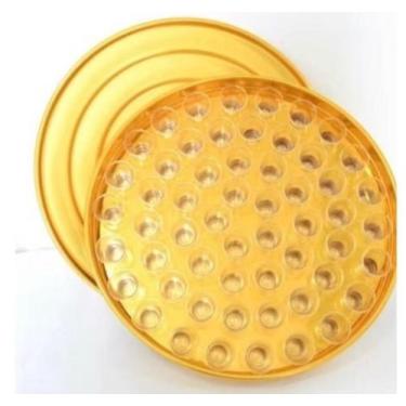 Imagem de Bandeja Dourada 56 Calices Santa Ceia