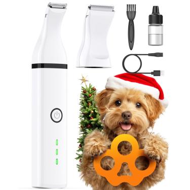 Imagem de Paw Trimmer oneisall Dog Cordless Double Blades 2 Speed White