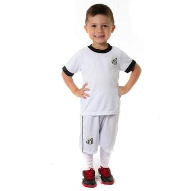 Imagem de Conjunto Infantil Santos Uniforme Artilheiro Oficial - Revedor, Tam 3
