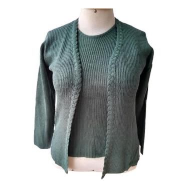 Imagem de Tween-set Feminino 2 Peças Plus Size Tricot Premium Lindo-Feminino