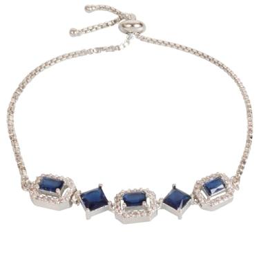 Imagem de Touchstone Pulseira de joias indiana de Bollywood com zircônia cúbica atraente em tom dourado ou branco para mulheres., Zircônia cúbica, Sem Pedra Preciosa