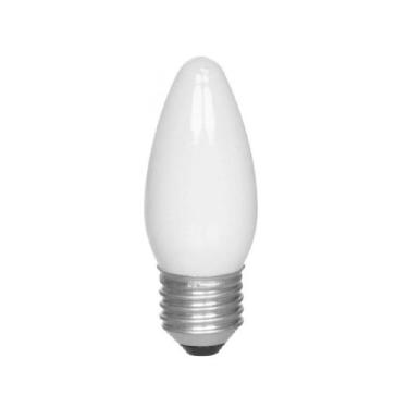 Imagem de Lampada vela lisa 40w 220v e27 leitosa classic b osram