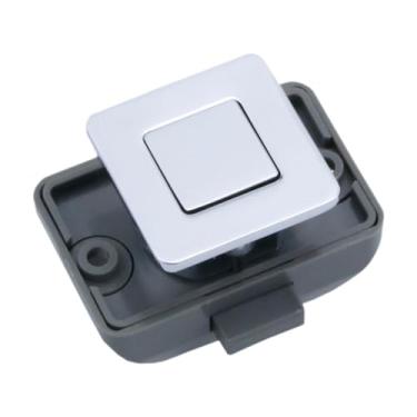 Imagem de Ioensy Fechadura de Botão para Armários e Gavetas, prata