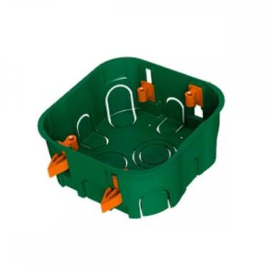 Imagem de Caixinha De Luz Pvc Para Drywall Ribeiro Fabril Verde 4X4 - Kit C/10 P