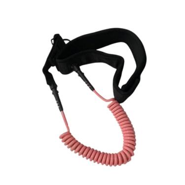 Imagem de menolana Surf Board Leash Surfing Leash Stay telescópica Stand Up Paddles Surfboard Rope para barco de borracha Shortboard, Rosa
