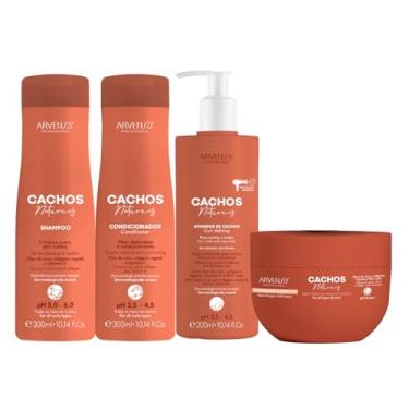Imagem de Arvensis Vegan Professional, Kit Cachos Shampoo, Cond, Ativador e Geleia Leve Arvensis