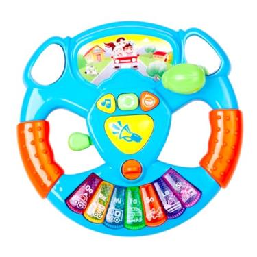 Imagem de Volante Musical Brinquedo Infantil Bebê Com Luz e Som