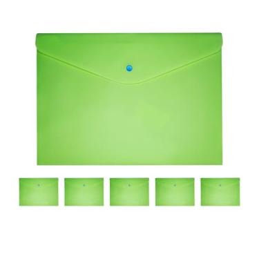 Imagem de Dello Envelope com Botão A4 Full Color, 0014.VL.0030, Verde Kripton
