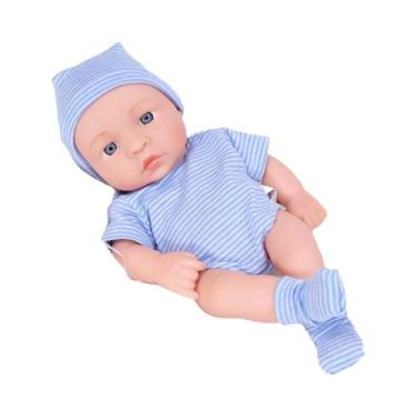 Imagem de Boneca Reborn de Silicone Mini 20cm - Corpo Inteiro Macio para Meninas