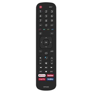 Imagem de ERF2A60 Controle remoto IR de substituição para Hisense Smart Android TV 50H8F 43H6570F 50H6570F 55H6570F 65H6570 55H9020F 55H9030F 55H9040F 55H9050F 55H9070F F 55H9 F1 65H9F1 65H9020F 65H9030F