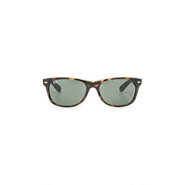 Imagem de Ray-Ban Óculos de sol Rb2132 New Wayfarer Square, Tartaruga/G-15 Verde, 55 mm