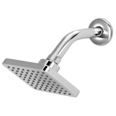 Imagem de Ducha Chuveiro Articulado Lorben Quadrado Para Aquecedor Solar Gás