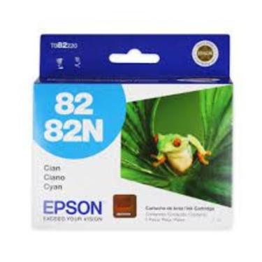 Imagem de Cartucho De Tinta Epson To82 Azul T082220 Br R270 R290 Rx590 Rx390 T50 Tx720
