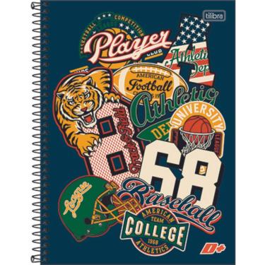 Imagem de Caderno Espiral Capa Dura Universitário 12 Matérias D+ 240 Folhas