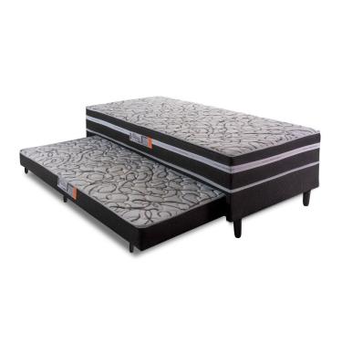 Imagem de Colchão Acoplado Para Quarto Aspen 88 Cinza Branco