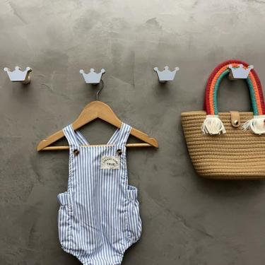 Imagem de 5 Ganchos de parede Coroa decoração infantil princesa bebê - Souvenir 