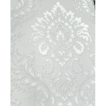 Imagem de Papel de parede italiano, vinilico importado limpável, arabesco 45018 