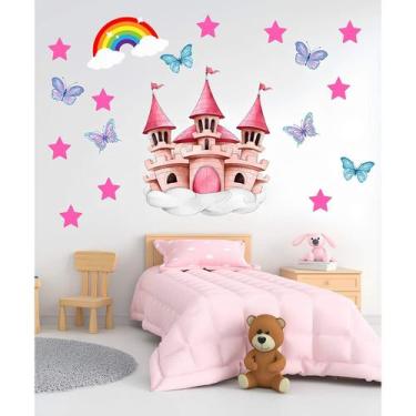 Imagem de Adesivo De Parede Infantil Castelo Mod01 - Lojinha Da Luc Adesivos