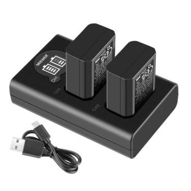 Imagem de Conjunto de carregador de bateria de câmera Neewer NP-FW50 para Sony Z