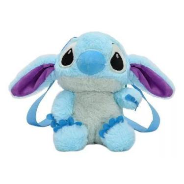 Imagem de Mochila Infantil Peludinha Stitch - Iannuzzi Kids