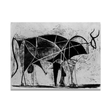 Imagem de Pôster vintage You Guess Pablo Picasso – Impressão artística do cubismo, obra-prima do século 788 para decoração de casa e escritório 40 x 52 cm