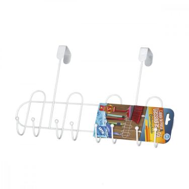 Imagem de Cabide de Vassouras para Porta 8 Ganchos em Aço Arthi 2022