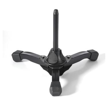 Imagem de Suporte de tripé dobrável portátil para clarinete flauta oboe wind instrument não deslize suporte leve stand stand clowinet acessórios de músicos profissionais estudantes de (Metal)