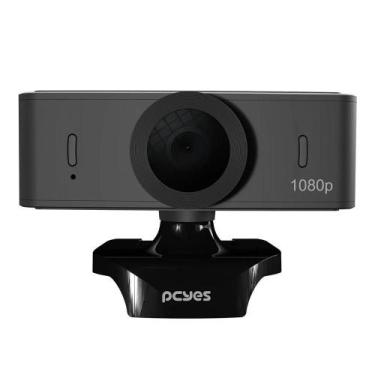 Imagem de Webcam Pcyes Raza Full Hd 1080P Com Microfone Fhd-02 Preta