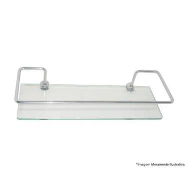 Imagem de Porta Shampoo Hidrolar Vidro Reto 40X10Cm