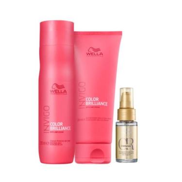 Imagem de Wella Brilliance Sh 250ml + Cond 200ml + Oleo 30ml - Wella profissiona