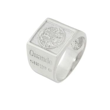 Imagem de Anel Dedeira Palmeiras Prata 925 Kl - Juniorjoiaspiracicaba, 16