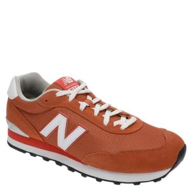 Imagem de New Balance Tênis masculino 515 V3 Classic, Alfa laranja/branco, 38