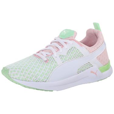 Imagem de PUMA Tênis feminino Pulse XT Geo Cross-Training, Branco/Rosa cristal, 6.5