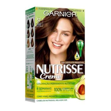 Imagem de Coloração Nutrisse Garnier 57 Chocolate Amargo - Garnier Nutrisse, Cas