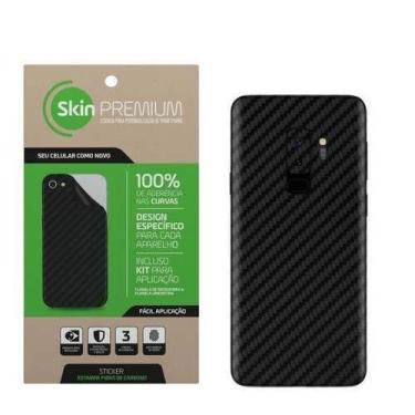 Imagem de Skin Premium - Fibra De Carbono Samsung Galaxy S9 Plus, Preto