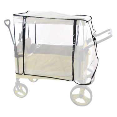 Imagem de Capa De Chuva Para Carrinho De Bebê,Proteção Impermeável Para Carrinho Com Cobertura | Acessórios De Proteção Para Pesca Caminhadas Praia E Piquenique