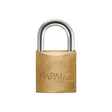 Imagem de Cadeado 45mm Padrão CEEE em Latão com Gancho em Aço - Papaiz