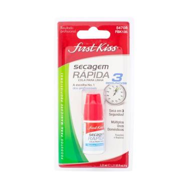 Imagem de Cola Unhas Postiças First Kiss Secagem Rápida 3g