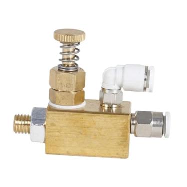 Imagem de WeiLaiKeQi Bico de spray para limpeza de máquina de colagem de bordas Bico de latão Resistente ao desgaste Acessórios para aparador de colagem de bordas leve e, 60x47.33 Mm