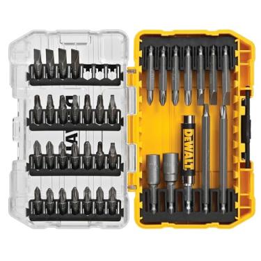 Imagem de Dewalt Jogo de Chaves para Parafusar 37 Peças, com Estojo, Pontas Phillips, Fenda e Quadrada, Modelo DW2163