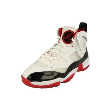 Imagem de Nike Tênis masculino Air Jordan Jumpman Two Trey, Branco/vermelho academia/preto, 41