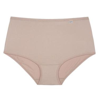 Imagem de Kit 2 Calcinhas Clássicas Alta DelRio 50027 Microfibra, Romance, Branc