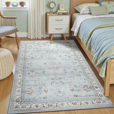 Imagem de Flagover Tapetes Boho 3x5 Azul Claro